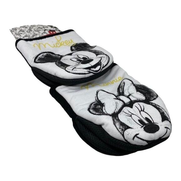 Minnie Mickey Mouse Mini Oven‎ Mitts Couple Love Anniversary Wedding Bow - Picture 4 of 4